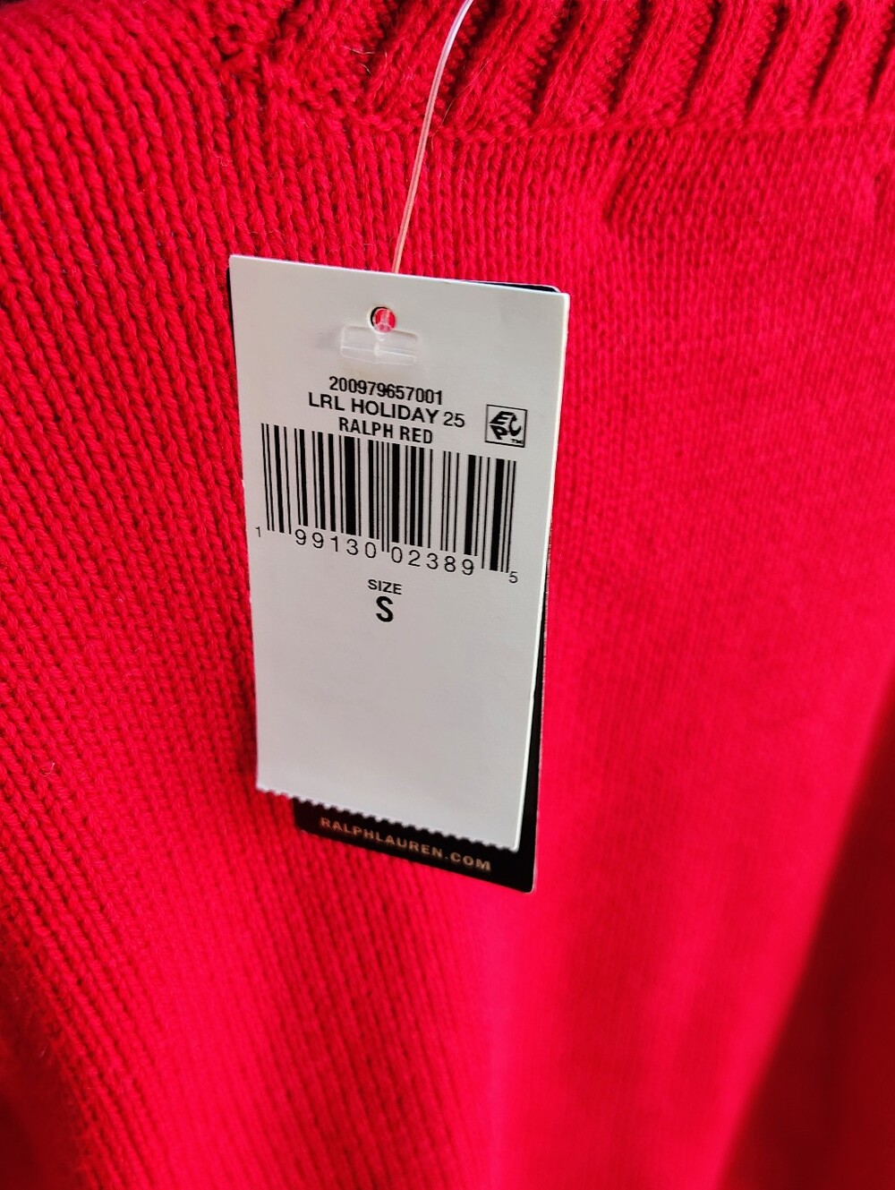 NWT Ralph Lauren Red Beagle Intarsia Crewneck Sweater - Picture 6 of 6